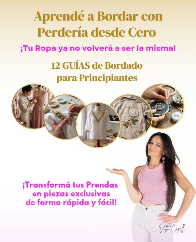 Aprendé a Bordar con Pedrería desde Cero